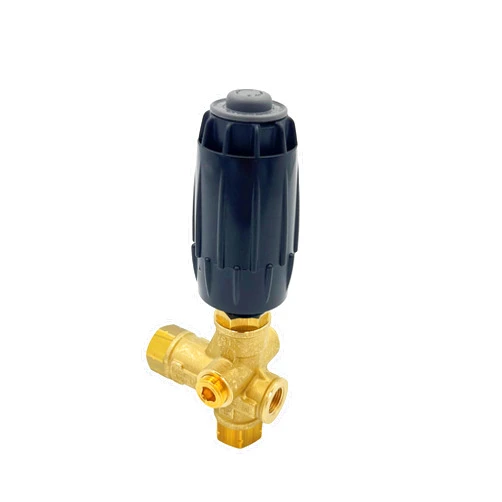 AR ANNOVI REVERBERI Annovi Reverberi VRT3-310 Unloader, Black Spring, 4500 PSI, 10.5 GPM, Adjustment Knob, Brass