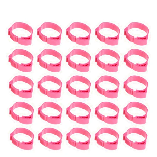 balacoo 100pcs Bird Foot Rings Parrot Foot Rings Pigeon Identification Rings Chicken Foot Rings Bird Identification Rings
