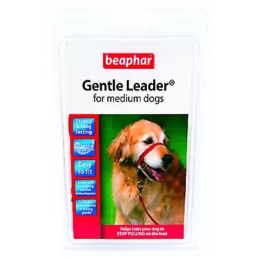 Beaphar Gentle Leader Medium Black Red