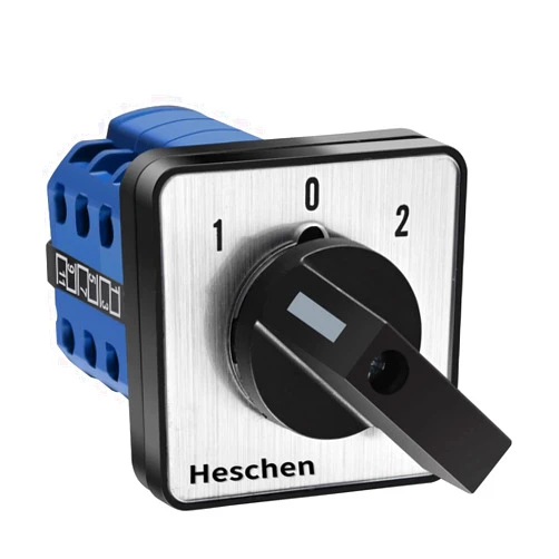 Heschen Universal Rotary Cam Selector Changeover Switch SZW26-20/D303.3 660V 20A 3 Position 3 Phase 12 Terminals CE