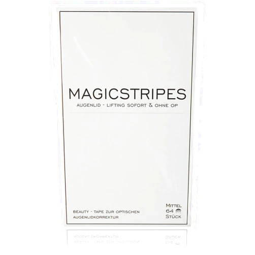 MAGICSTRIPES Eyelid Tape Lift – Medium – 64 Eyelid Lifter Strips – Instant Lifting Effect – Ideal for Droopy Eyelids, Sagging Eyes
