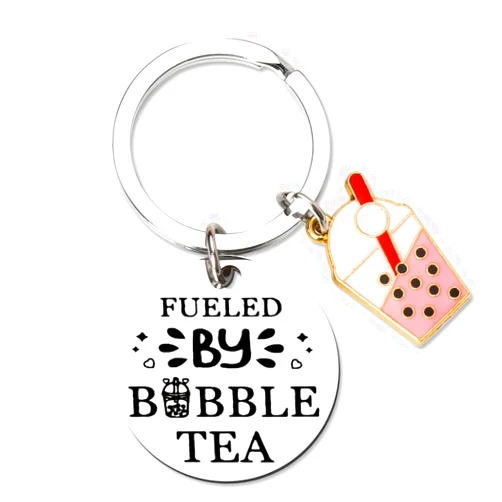 Yaozeio Boba Tea Keychain Gifts for Besties Sisters Birthday Christmas Gifts for Milk Tea Boba Lovers Daughter Teen Girls