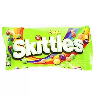 Skittles Bite Size Candies, Sour, 1.8-Ounce Packages (Pack of 24) by Skittles