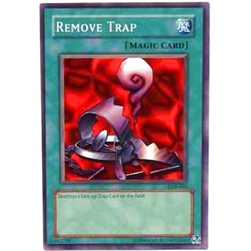 Yu-Gi-Oh! - Remove Trap (LOB-060) - Legend of Blue Eyes White Dragon - Unlimited Edition - Common
