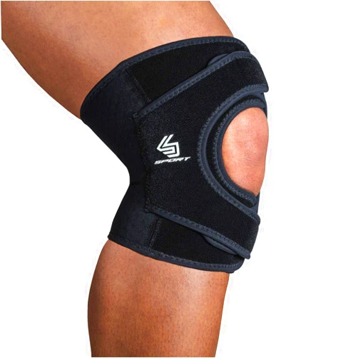 Shock Doctor PRIME Dual Knee Brace Support Wrap for Arthritis, Tendonitis, Meniscus Tear, Pain Relief, Joint Support, Running, Hiking, Sports