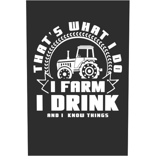 Bauer & Landwirt Notizbücher Thats What I Do I Farm I Drink And I Know Things: A5 Punkteraster • Notebook • Notizbuch • Taschenbuch • Journal • Tagebuch - Ein lustiges Geschenk ... und Landwirte der Welt (German Edition)