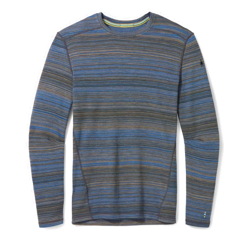 Smartwool Men's Merino 250 Pattern Crew Base Layer – 100% Merino Wool