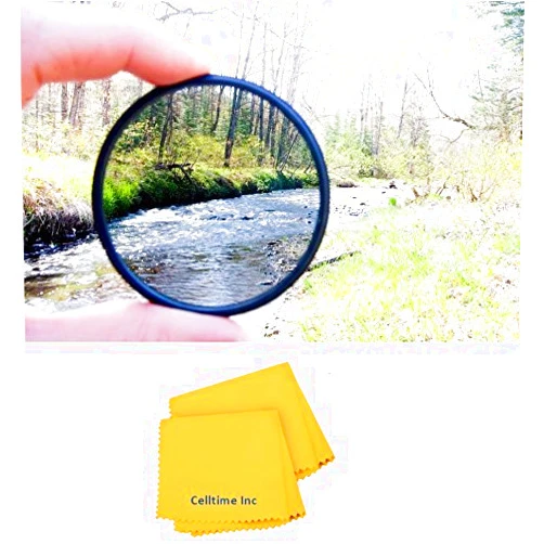 Celltime Inc 82mm High Definition Multi-Coated Neutral Density (ND4) Filter for Olympus 150mm f/2.0 ED Lenses + CT Microfiber Cleaning Cloth