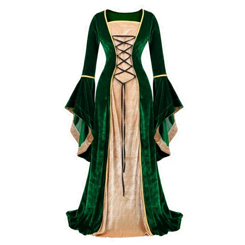 Haorugut Renaissance Dress Women Medieval Dress Renaissance Costumes for Women Fairy