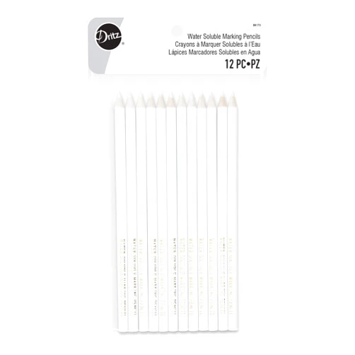 Dritz Pencils White Marking, 12 Count (Pack of 1)