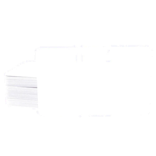 Paper Junkie 200-Pack Blank Notched Rotary File Card Refills, (Rotary Holder and Dividers Not Included), 2 1/4 x 4 Inches