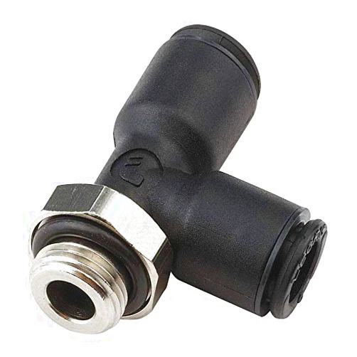 Legris 8mm Plastic/Metal Combination Male Run Tee, Black - 3193 08 13