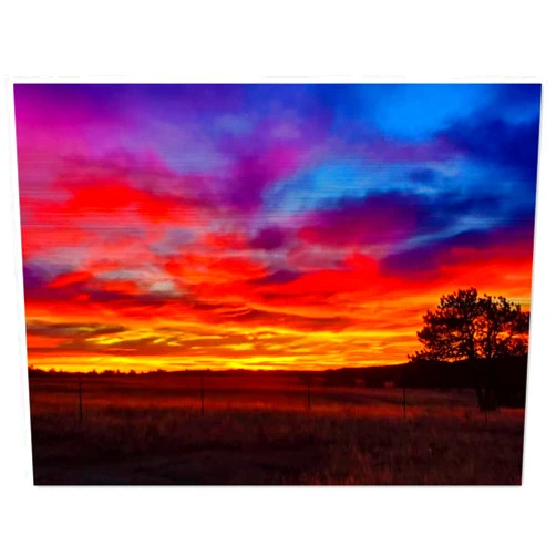 Wild Auroras Brushed Aluminum Print