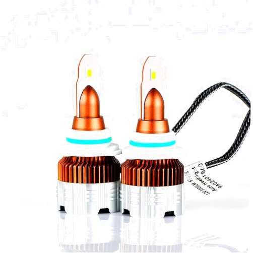 Alla Lighting 8000Lms HB4 9006 LED Fog Lights Bulbs, 6000K Xenon White Replacement for Automotive Cars, Trucks