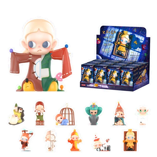 POP MART Zsiga We All are Kids Series Figures, 12PCs Zsiga Blind Box Figures, Random Design Action Figures Collectible Toys Home Decorations, Holiday Birthday Gifts, Whole Set