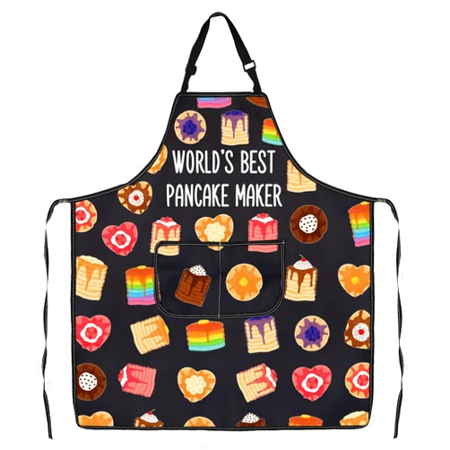 G2TUP Cooking Lover Apron With Pockets - World's Best Pancake Maker Gift