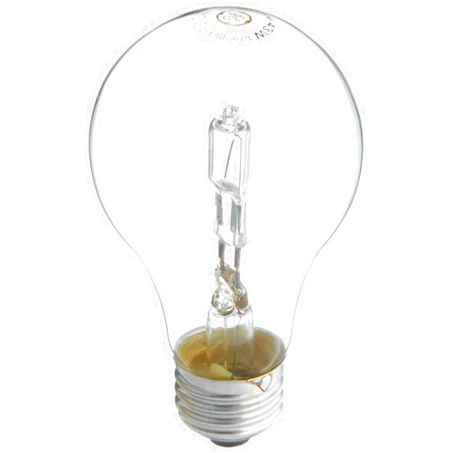 GE Lighting 043168787963 78796 43 Watt Clear A19 Halogen Light Pack of 3 (Each 2 Bulbs), 6 Count (Pack of 1)
