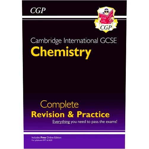 CGP Books New Cambridge International GCSE Chemistry Complete Revision & Practice - for exams in 2023 & Beyond (CGP Cambridge IGCSE Revision)