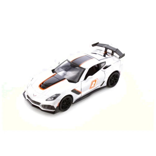 Showcasts 2019 Chevy Corvette ZR1, Silver 73774/3D - 1/24 Scale Diecast Model Toy Car