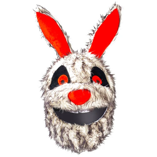 Omoojee Motorcycle Helmet Cover, Funny Helmet Decoration, Fun Rides and Gifts (Plush Animal, Crazy Rabbit)
