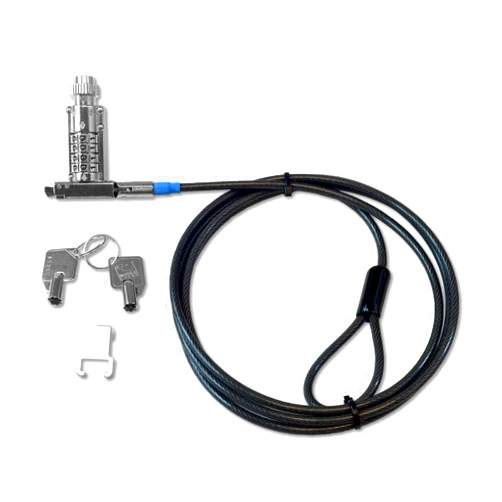 Noble Locks TZ06T Noble Wedge 4 Digit Combination & Barrel Key Lock