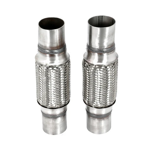 Gopayia Exhaust Flex Pipe Double Braid Flex Connector for Cars Trucks Exhaust System (2