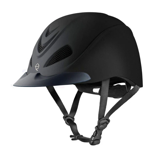 Troxel Liberty Black Duratec Horse Riding Helmet Low Profile Adjustable (XL)