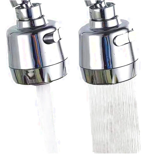 Huazhi 360° Swivel Kitchen Sink Faucet Aerator Faucet Sprayer Attachment Tap Aerator Faucet Nozzle Faucet Head 55/64'' Female Thread for Kitchen, Bathroom Faucet (Shorter Style 1PC,Adapter Included)