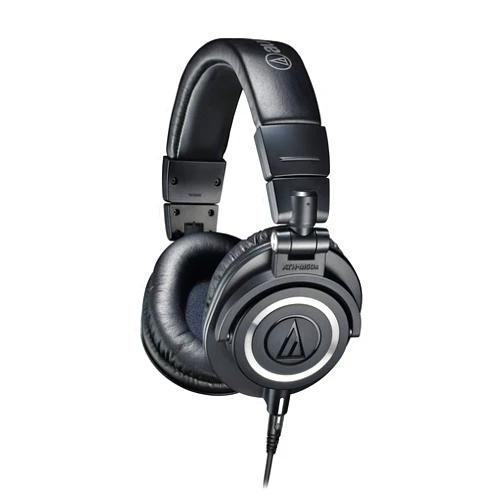 Audio-Technica ATH-M50x Professional Studio Monitor Headphones, Black