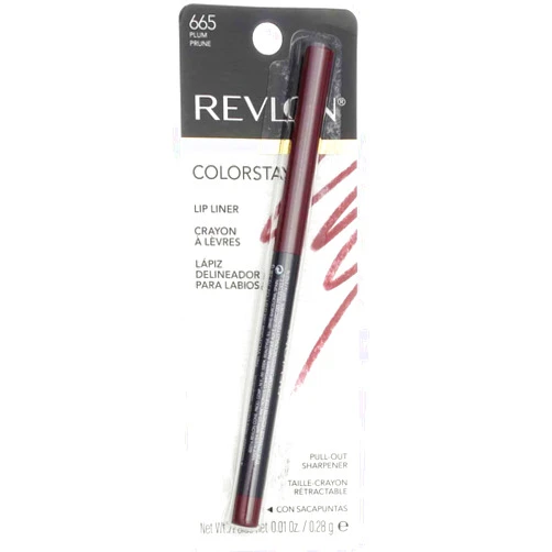 Revlon ColorStay Lipliner with SoftFlex, Plum 665, 0.01 Ounce