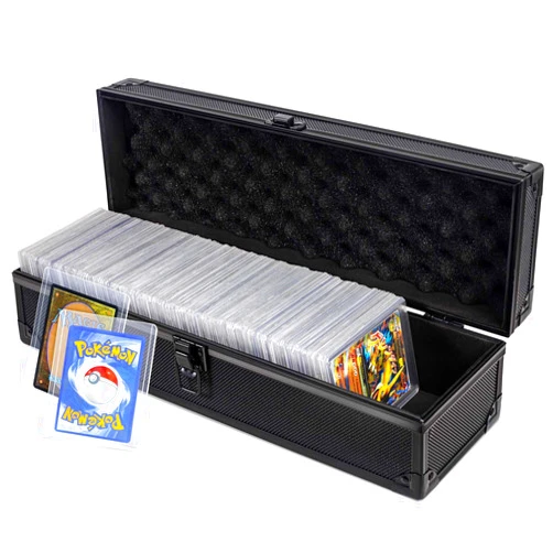 Tutata Solid Plastic Top Loaders-Storage-Box, Super Durable Card Case for 3