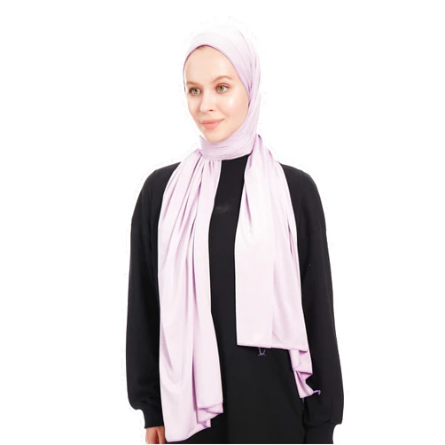 Ayisah Jersey Hijab Scarf for Women - Jersey Hijab Muslim Headscarf Shawl - Lightweight Fashion Scarf Muslim Head Wrap Shawl