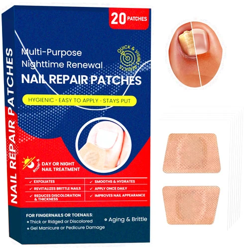 Scosvvi Toenail Fungus Treatment Extra Strength: Toe Nail Fungus Treatments for Toenail Fingernail - Fungal Nail Treatment and Nail Repair - Nighttime Fungal Nail Patches for Better Nails Cuticle Nail Care
