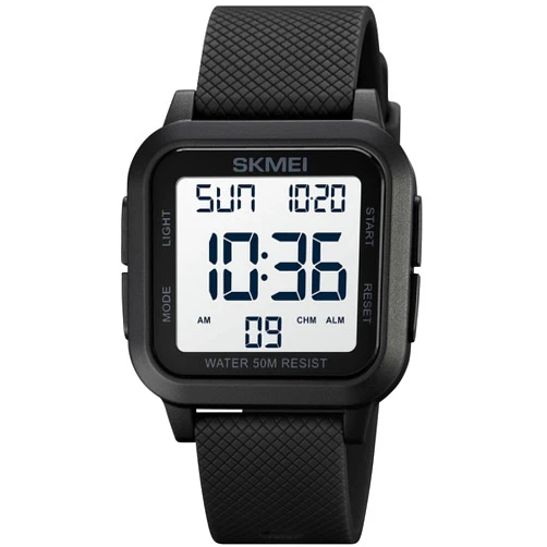Gosasa Squar Women's Men's Digital Watch Big Numbers Dial Multifunction Large Face Waterproof LED Watches