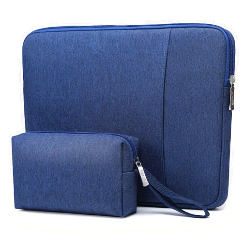 HYZUO 14-15 Inch Laptop Sleeve Bag Set for MacBook Air 15 M3 M2, MacBook Pro 15, 15 Surface Laptop, Dell XPS 15 Plus, Protective Case for 14 Inch HP ThinkPad Asus NoteBook, Navy Blue