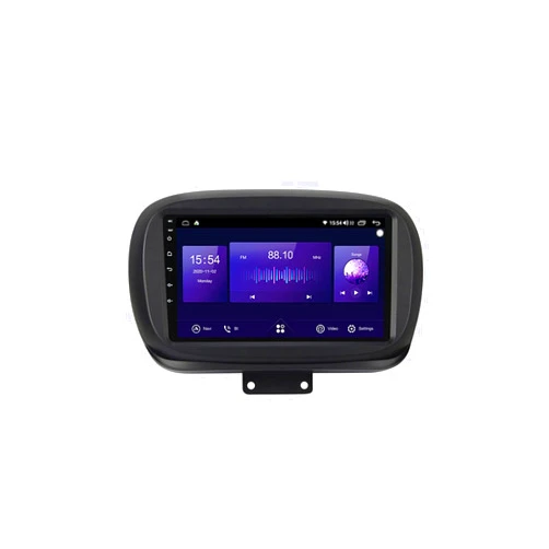 Generic Car Radio Stereo GPS Navigation for Fiat 500X 2014-2020 Plug and Play 9 Inch Touch Display Android 11 Support Steering Wheel Control Bluetooth Hands-Free Function Built