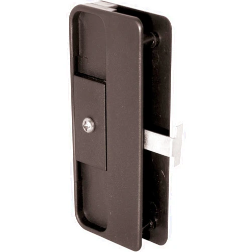 Prime-Line A 150 Black Plastic Mortise Style Screen Door Latch and Pull, for Jim Walters (Single Pack)