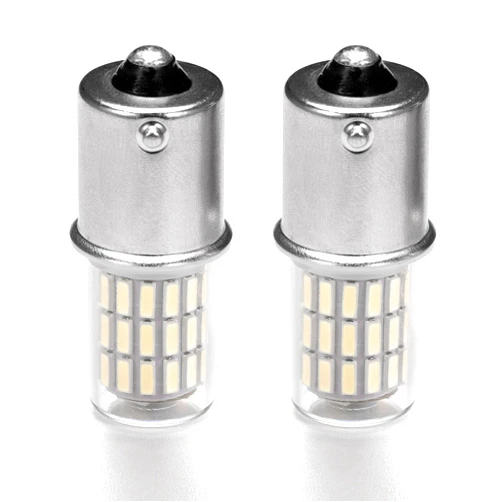 Heifymi 1156 1141 1003 7506 BA15S LED Bulb,12V-24V for RV Camper Interior Dome Exterior Porch Light Outdoor Landscape Lighting,Super White 6000K, 2 Pack