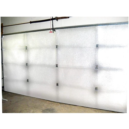 AES US Energy Products NASA US Tech Reflective White Foam Core Garage Door Insulation Kit 10L x 8H