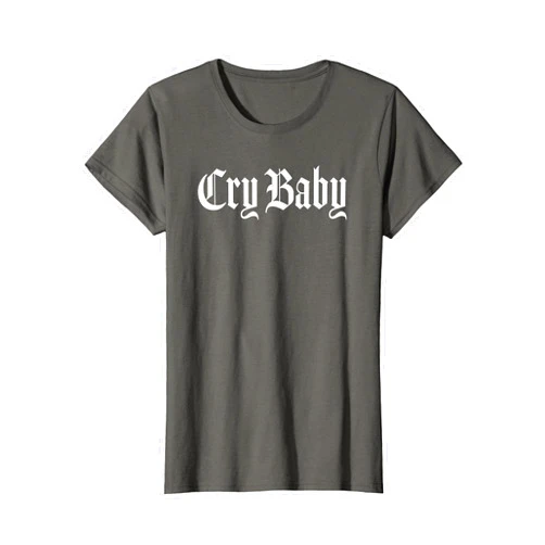 Cry Baby Old English Design Studio CRY BABY Old English Design T-Shirt