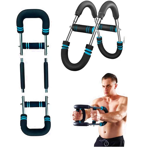 PJOESL Saker Twister Arm Trainer, Adjustable Forearm Strengthener, Arm Exercise Equipment, Chest Workout Equipment, Portable Spring Resistance for Home Workout Equipment