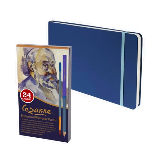 Creative Mark Cezanne Professional Watercolor Pencil Set of 24 Colors, Includes Reflexions 5.9