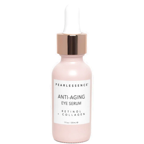 Pearlessence Pearlesssence Anti-Aging Eye Serum with Retinol & Collagen - Helps Reduce Fine Lines & Wrinkles | Gentle & Lightweight Formula | Plumps & Tightens | Made in USA & Cruelty Free (1oz)