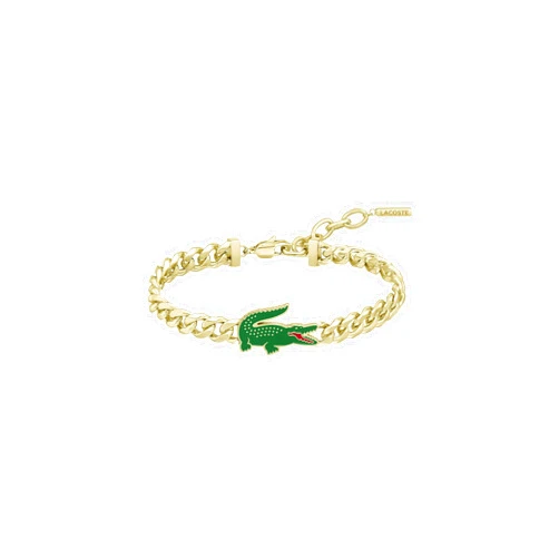 Lacoste Men's Arthor Jewelry Stainless Steel Adjustable Bracelet, Fashionable, For an Everyday Look