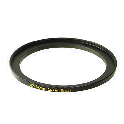 LUŽID X2 Brass 67mm to 82mm Step Up Filter Ring Adapter 67 82 Luzid