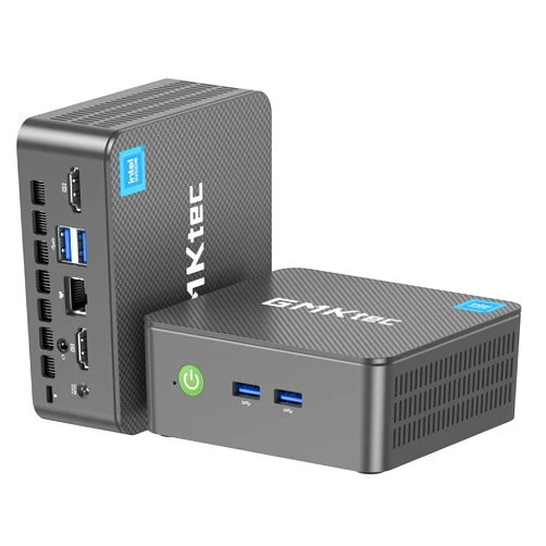 GMKtec Mini PC Intel N150 Windows 11 Pro (3.6GHz) 16GB DDR4 1TB PCIe M.2 NVMe SSD, Desktop Computer 4K Dual HDMI Display/4x USB3.2/WiFi 6/BT5.2/RJ45 Ethernet Nucbox G3 Plus