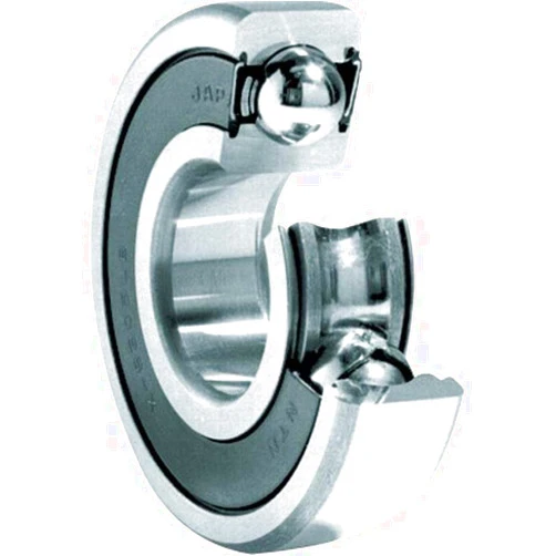 NTN Bearing 6006LLBC3 Single Row Deep Groove Radial Ball Bearing, Non-Contact, C3 Clearance, Steel Cage, 30 mm Bore ID, 55 mm OD, 13 mm Width, Double Sealed