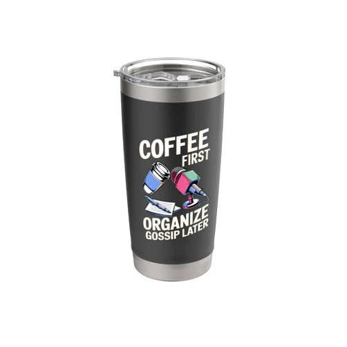Journalism Author Microphone Writing News Reporter Coffee First Journalists News Anchor Writer Media Journalist Stainless Steel Insulated Tumbler