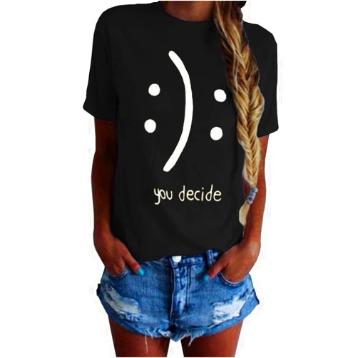 BLACKMYTH Women's T-Shirts Cotton Funny Graphic Design Casual Short Sleeve Top Tees