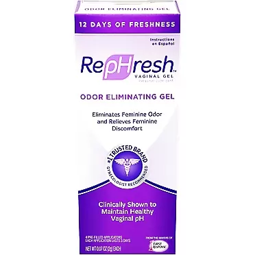 RepHresh Vaginal Gel, Odor Eliminating Gel, 4 ea (Pack of 2)